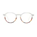 Tillman - Round White Glasses for Men & Women